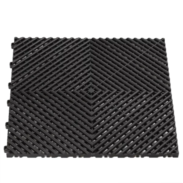 Black Vented Floor Tile