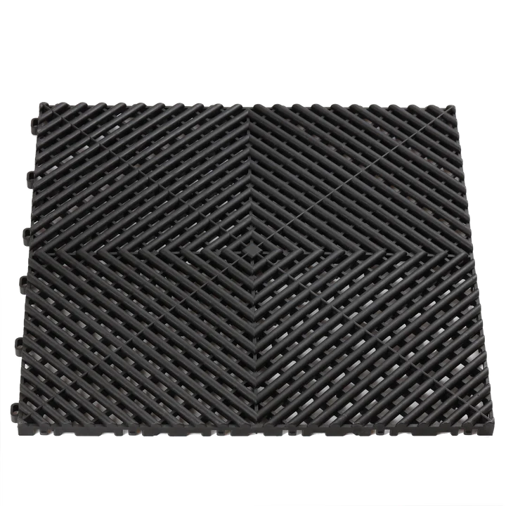 Black Vented Floor Tile