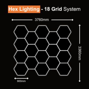 Hexagon Light 18 Grid