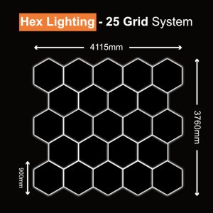 Hexagon Light 25 Grid
