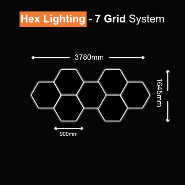 Hexagon Light 7 Grid