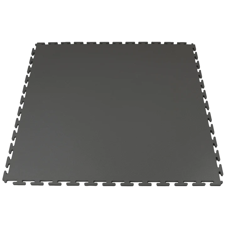 dark grey premium garage floor tile smooth