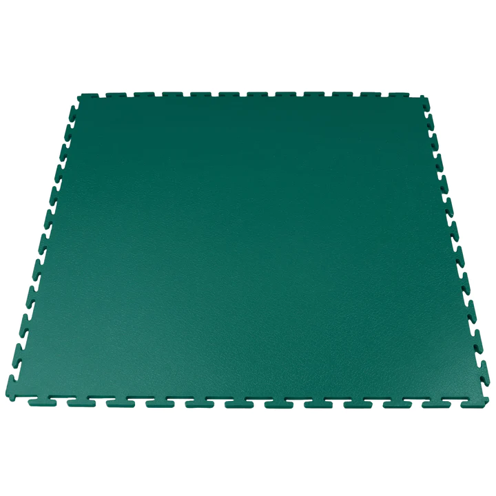 green premium garage floor tile smooth