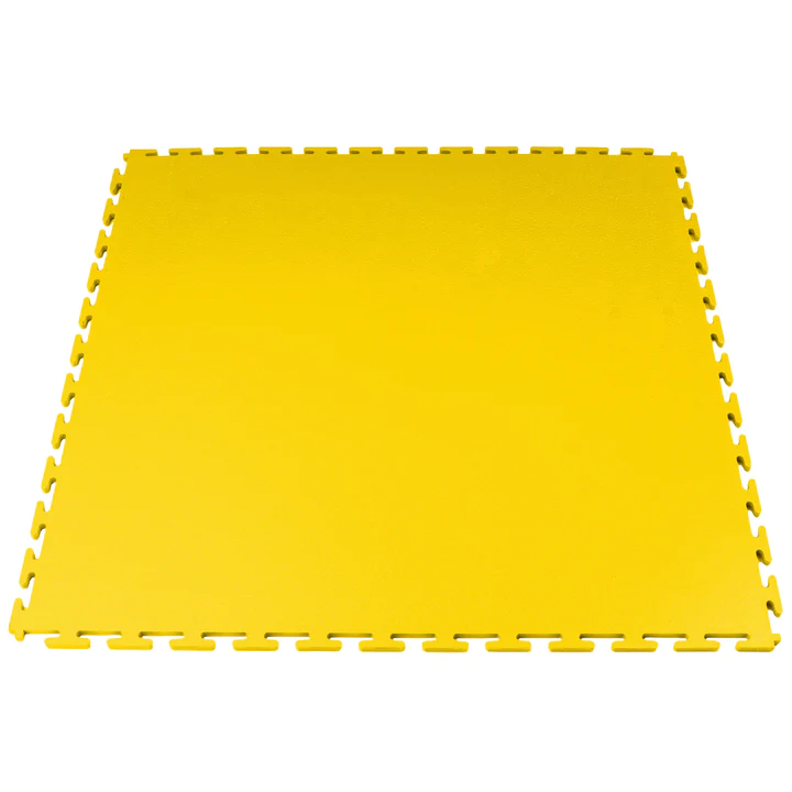 yellow premium garage floor tile smooth